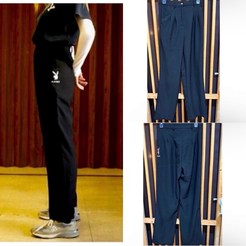 PacSun Playboy Women's Black Bunny Logo
Dress Pants